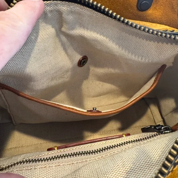 COACH Rouge Pebbled Black Leather Bag - Picture 4 of 12